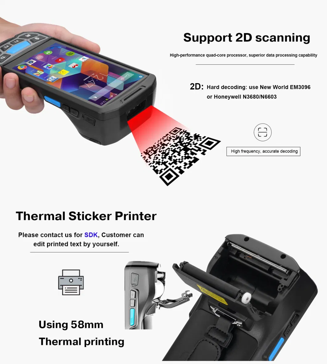 Price Negotiable Tariff Code Hand Held Terminal Healthcare Mobile Devices