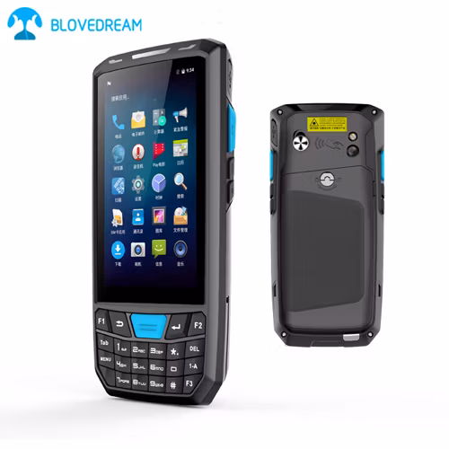 Dispositivos Android de la posición del escáner del código de barras del PDA de Android con el lector de NFC