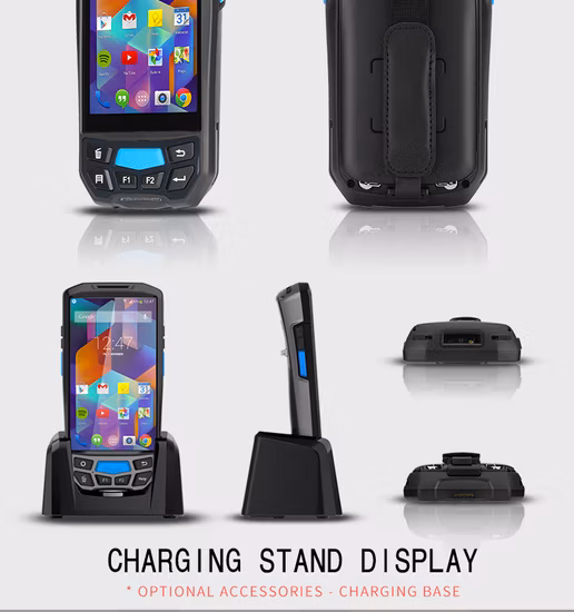 Dispositivos biométricos portátiles inalámbricos 4G resistentes, precio barato, terminal POS de mano, dispositivo Android PDA con escáner de código de barras